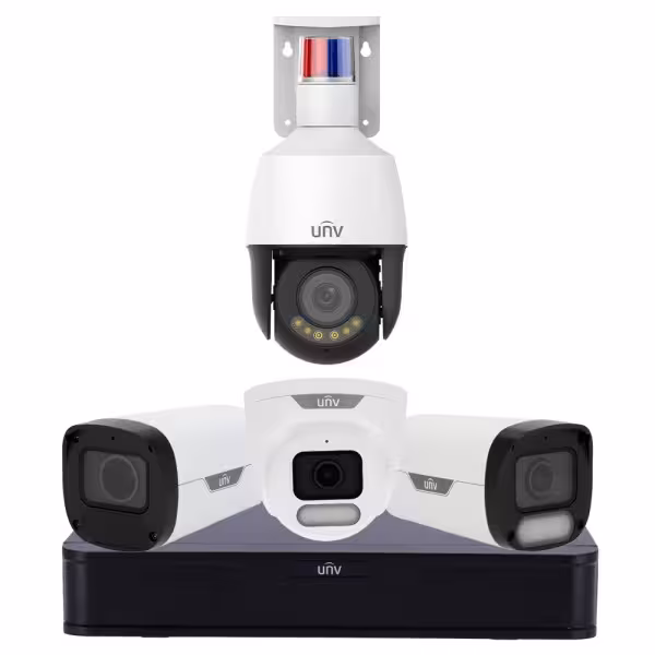 Acheter UNIVIEW UV-STARTERKIT-01 Kit de vidéosurveillance Uniview - NVR 8CH PoE | AcuSearch | SIP | UMD - Bullet 4 MP Wise-ISP |
