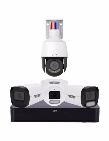 Acheter UNIVIEW UV-STARTERKIT-01 Kit de vidéosurveillance Uniview - NVR 8CH PoE | AcuSearch | SIP | UMD - Bullet 4 MP Wise-ISP |