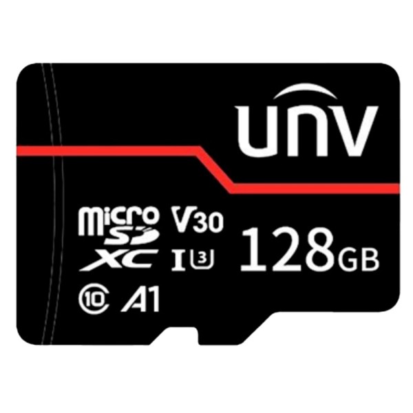 UNIVIEW UV-TF-128G-MT MicroSD Uniview Card - Capacidade 128 GB - Classe 10 | Velocidade R / W: 95/70 MB / S - E / P Ciclos: até 