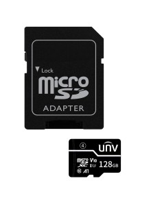 UniView UV-TF-128G-T-C Cartão microSD com adaptador Univip - Capacidade 128 GB - Classe 10 | Velocidade R / W: 75/35 MB / S - ci