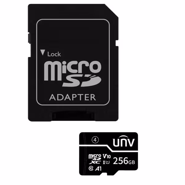 Kaufen UNIVIEW UV-TF-256G-T-C microSD-Karte von Uniview – Kapazität 256 GB – Klasse 10 | Lese-/Schreibgeschwindigkeit: 75/35 MB/