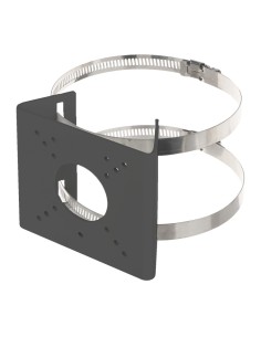 UniView UV-TR-UP06-B-IN-Black Mast Suporte - para câmeras de bala - Adequado para uso externo - Diâmetro de gama 55 ~ 127 mm - 