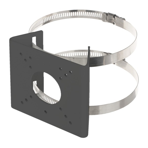 UniView UV-TR-UP06-B-IN-Black Mast Suporte - para câmeras de bala - Adequado para uso externo - Diâmetro de gama 55 ~ 127 mm - 