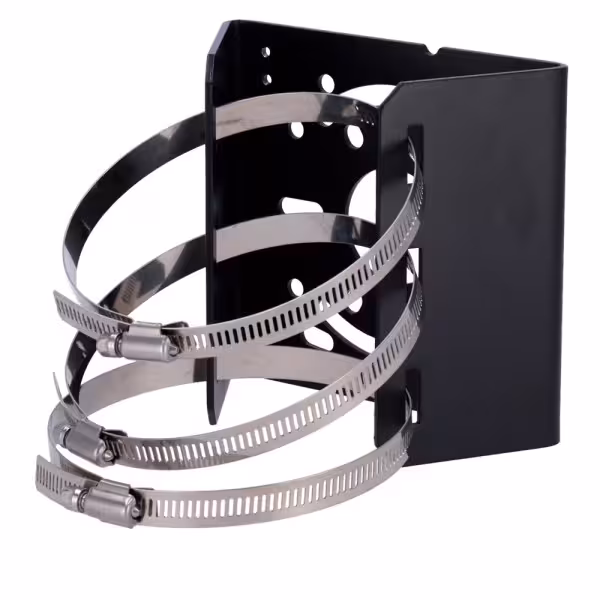 Kaufen UNIVIEW UV-TR-UP06-IN-BLACK Masthalterung – Für Dome-Kameras – Für den Außeneinsatz geeignet – Durchmesserbereich 67~127 