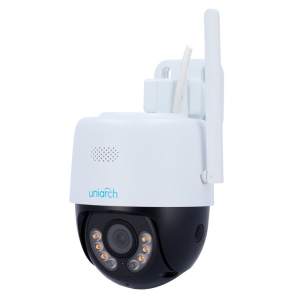 Comprar UNIARCH UV-UHO-P1A-M3F4D Cámara IP PTl WiFi Uniarch - 3 MP | Lente 4.0 mm | microSD 256 GB - IR 30 m | Luz blanca 10 m |