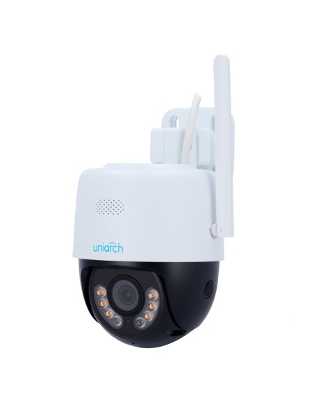 Uniach UV-UHO-P1A-M5F4D IP Câmera PTL WiFi Uniarch - 5 MP | Lente de 4,0 mm | MicroSD 256 GB - IR 30 m | Luz branca 10 m | Dwr -
