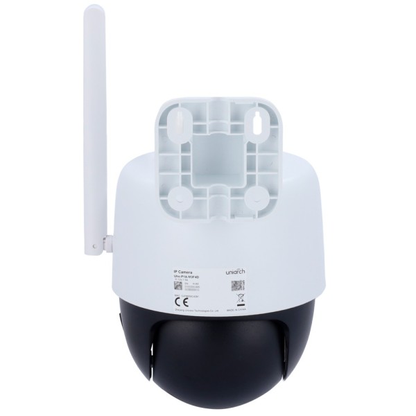 Acheter UNIARCH UV-UHO-P1A-M5F4D Caméra IP PTl WiFi Uniarch - 5 MP | Objectif 4,0 mm | microSD 256 Go - IR 30 m | Lumière blanch