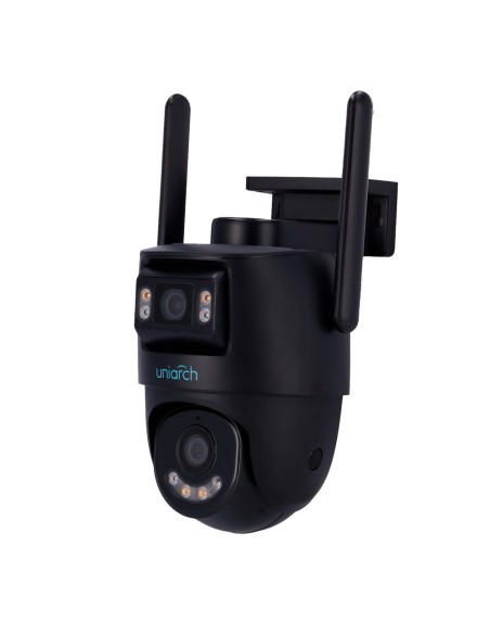 Uniach UV-UHO-P2S-M33F34-Black Camera IP WiFi Uniach Panda Series P - Resolução até 3mpx, alta qualidade de imagem - dupla len