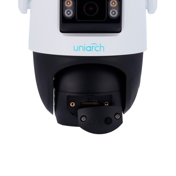 Acheter UNIARCH UV-UHO-P2S-M55F34 Caméra IP WiFi Uniarch | 5 MP - Double objectif 2,8 mm panoramique et 4 mm PTZ - IR 30 m | Lum