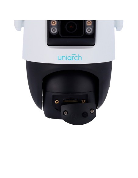 Acheter UNIARCH UV-UHO-P2S-M55F34 Caméra IP WiFi Uniarch | 5 MP - Double objectif 2,8 mm panoramique et 4 mm PTZ - IR 30 m | Lum