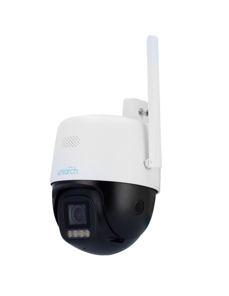 Uniarch UV-UHO-P3C-M5F4 IP Camera PT WiFi | Uniarch - 5 MP | Lente de 4 mm | MicroSD 512 GB - luz branca 30 m - cor caçador com 