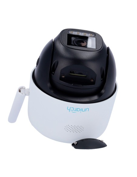 Acheter UNIARCH UV-UHO-P3C-M5F4 Caméra IP PT WiFi | Uniarch - 5 MP | Objectif 4 mm | microSD 512 Go - Lumière blanche 30 m - Col