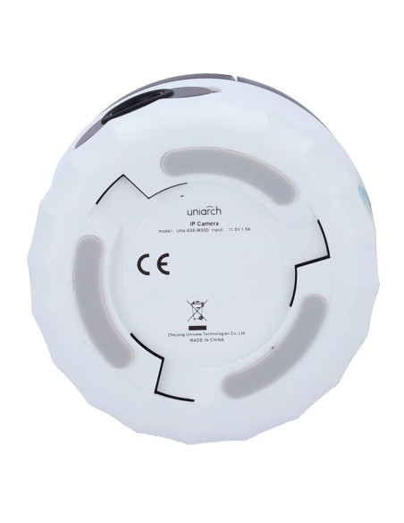Acheter UNIARCH UV-UHO-S3S-M33D Caméra IP WiFi Uniarch série Panda S - 3 MP | 2 x 4 mm | microSD 512 Go - IR 10 m | Lumière blan