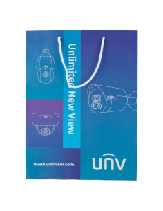 Comprar UNIVIEW UV-UNI-BAG Uniarch - Bolsa - Cartón laminado -  Color azul/blanco 2