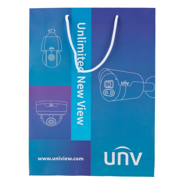 Kaufen OEM UV-UNI-BAG Uniarch – Tasche – laminierter Karton – Farbe Blau/Weiß