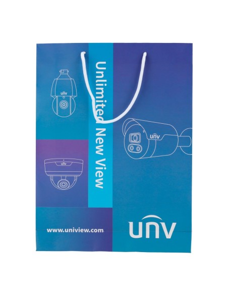 Uniarca de OEM UV-Uni-Bag - saco - papelão laminado - azul / cor branca
