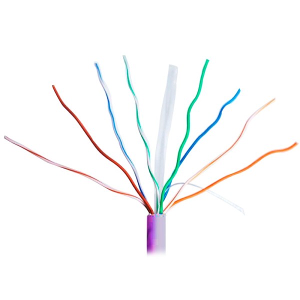 UniView UV-UTP6-300-BC24AWG-B2CA-R-V Uniview Cabo UTP Categoria 6 - Driver OFC, 100% Cobre - Diâmetro 24 AWG-0,53mm - Certifi