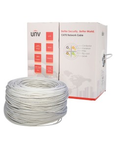 Acheter UNIVIEW UV-UTP6-300-BC24AWG-DCA-B-W câble Uniview UTP catégorie 6 - Conducteur OFC, 100 % cuivre - Diamètre 24 AWG-0,50  2