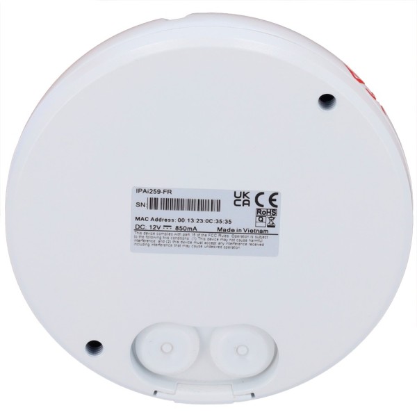 Kaufen VCA TECHNOLOGY VCA-IPAI259-FR VCA Technology – Modell VCA-IPAi259-FR, IPAi-Serie – 4K IR KI IP-Fisheye-Kamera – Auflösung