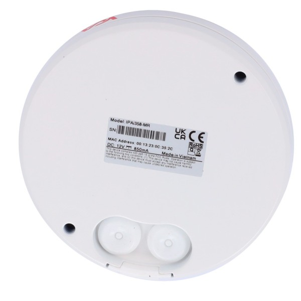 Tecnologia VAC VCA-IPAI358-MR TECNOLOGIA DE VACO - Modelo VCA-IPAI358-MR, IPAI Intervalo - IP Camera Mini Dome 4K IR AI - Resolu