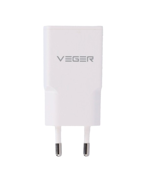 Comprar VEGER VG-30W1A1C VEGER - Cargador USB QC3.0 / PD3.0 - Potencia 30W - Carga 2 dispositivos a la vez - Salidas USB-A, USB-