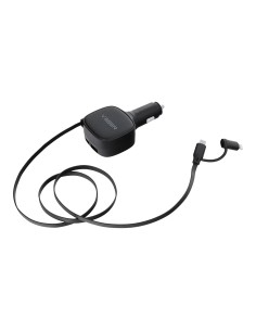Comprar VEGER VG-CC89 VEGER - Mechero coche - Potencia 84W - Carga rápida PD 30W, QC 18W, PPS 33W - Salidas USB-C, USB-A y cable
