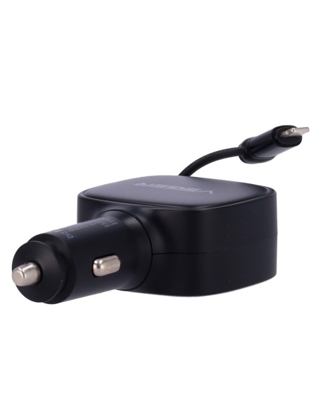 Comprar VEGER VG-CC89 VEGER - Mechero coche - Potencia 84W - Carga rápida PD 30W, QC 18W, PPS 33W - Salidas USB-C, USB-A y cable