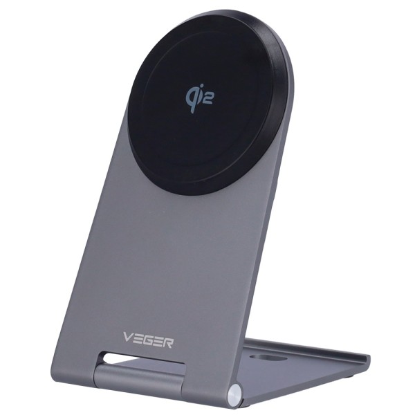 Acquista VEGER VG-Q7 Caricatore wireless VEGER - Potenza 15W - Ingresso USB-C - Ricarica rapida - Uscita wireless | MagSafe - Co