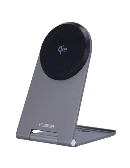 Kaufen VEGER VG-Q7 kabelloses Ladegerät VEGER – 15W Leistung – USB-C-Eingang – Schnellladen – kabelloser Ausgang | MagSafe – Co