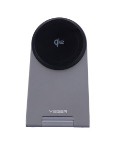 Veger VG-Q7 Carregador sem fio Veger - Potência 15W - Entrada USB-C - Carregamento rápido - Saída sem fio | Magsafe - com Soport 2