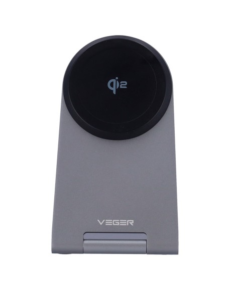 Acquista VEGER VG-Q7 Caricatore wireless VEGER - Potenza 15W - Ingresso USB-C - Ricarica rapida - Uscita wireless | MagSafe - Co