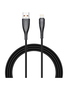 Comprar VEGER VG-V105 Veger - Cable USB2.0 - USB-A a Lightning - Cubierta de plástico, Nylon trenzado  - Longitud 1.2m - Color n
