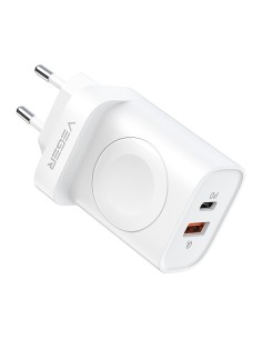 Kaufen VEGER VG-W002E VEGER – USB- und kabelloses Ladegerät (für iWatch) – Leistung 25 W – Schnellladen 22,5 W – USB-A- und USB-