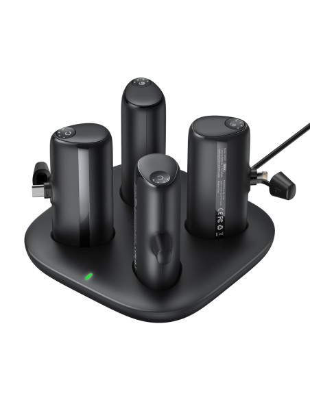 Comprar VEGER VG-W007 VEGER 4 power banks con base de carga - Capacidad 5000mAh / Power bank - Entradas POGO Pin, USB-C, Conecto