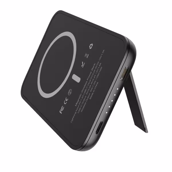 Acheter VEGER VG-W0553P VEGER Batterie externe magnétique sans fil - Capacité 5000 mAh - Entrées USB-C, Lightning - Sorties USB-