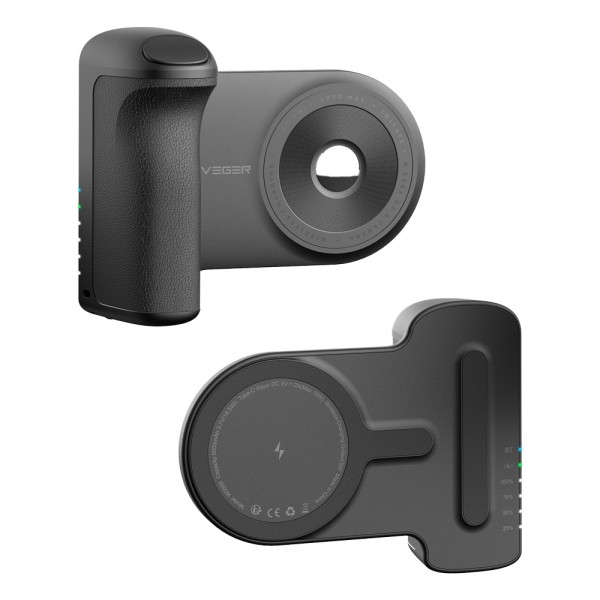 Acquista VEGER VG-W0569 VEGER Power bank magnetico wireless - Capacità 5000mAh - Ingresso USB-C - Uscita wireless - Supporto