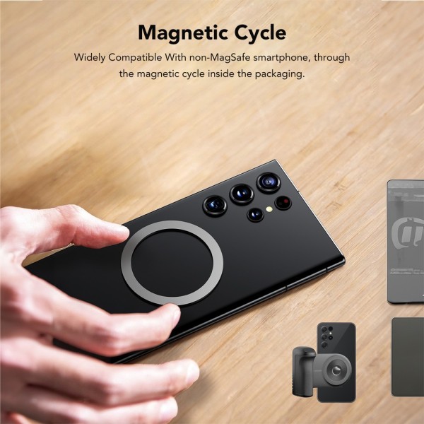 Acquista VEGER VG-W0569 VEGER Power bank magnetico wireless - Capacità 5000mAh - Ingresso USB-C - Uscita wireless - Supporto