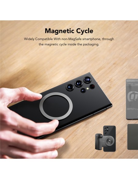 Kaufen VEGER VG-W0569 VEGER magnetische kabellose Powerbank – Kapazität 5000 mAh – USB-C-Eingang – kabelloser Ausgang – Ständer