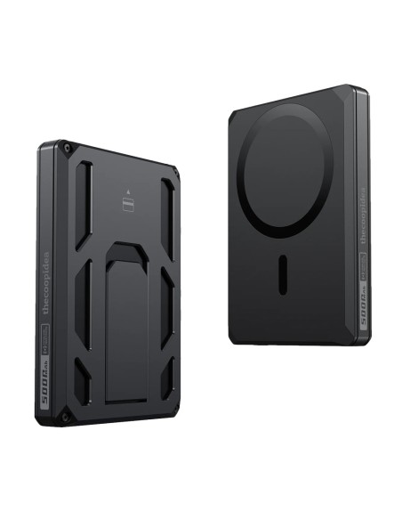 Kaufen VEGER VG-W0582 Powerbank mit magnetischer Wallet – Kapazität 5000 mAh – USB‑C‑Eingang – USB‑C‑ und kabellose Ausgänge – Z
