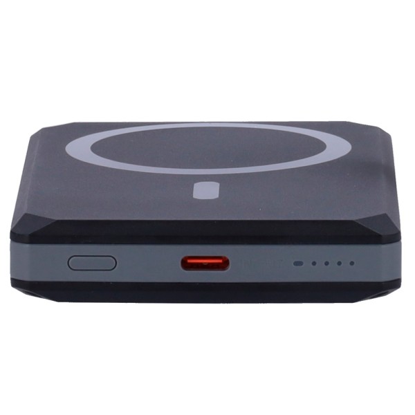 Veger VG-W0582 Banco de Potência com carteira magnética - capacidade de 5000mAh - Entrada USB-C - USB-C e partidas sem fio - cer