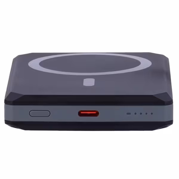 Acheter VEGER VG-W0582 Power Bank avec portefeuille magnétique - Capacité 5000mAh - Entrée USB-C - Sorties USB-C et sans fil - C