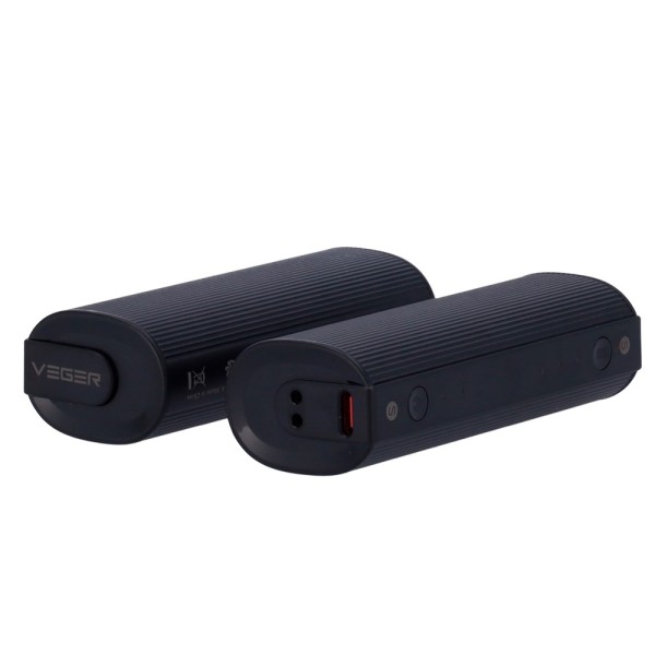 Acheter VEGER VG-W0587 Power Bank - Chauffe-mains inclus - Capacité 5000 mAh - Entrée et sortie USB-C - Couleur noire - Po