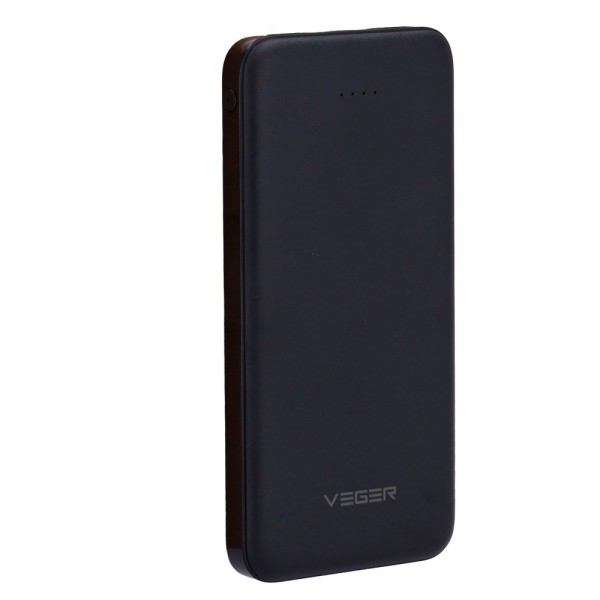 Kaufen VEGER VG-W1065 Veger Powerbank – Kapazität 10000 mAh – Eingänge Micro USB-C und 2x USB-A – Ausgänge Micro USB-C und 2x US