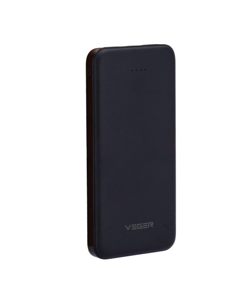 Veger VG-W1065 Veger Power Bank - 10000mAh Capacidade - Micro USB-C e 2x USB-A Bilhetes - Micro USB-C e 2x USB-A - 3 DIS