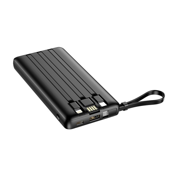 Acquista VEGER VG-W1116 VEGER power bank con schermo LCD - Capacità 10000mAh - Ingressi USB-C, cavo USB-A - Uscite USB-C, USB-