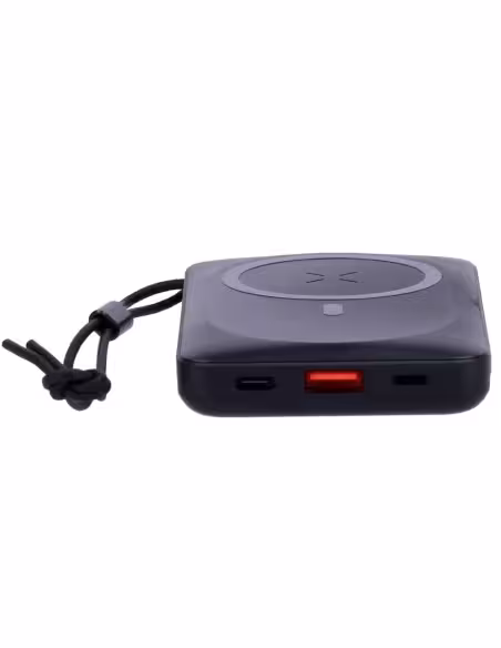 Kaufen VEGER VG-W1151-B VEGER magnetische und kabellose Powerbank – Kapazität 10000 mAh – USB-C-, Lightning-Eingänge – USB-Ausgä