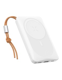 Vger VG-W1151-W Veger Power Bank Sem Fio magnético - 10000mAh Capacidade - USB-C, Lightning - USB-C, USB-A,