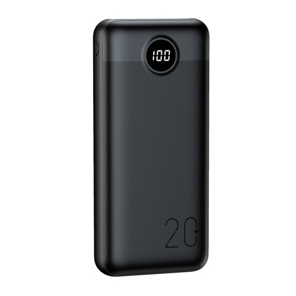 Veger VG-W2039PD-B Veger Bank com tela LCD - Capacidade 20000mAh - USB-C, USB Micro - 2x Step Skins - Carga