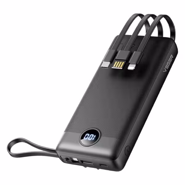 Kaufen VEGER VG-W2059 Veger Powerbank – Kapazität 20000 mAh – USB-C-Eingänge und USB-A-Kabel – USB-A-Ausgänge und inklusive Kabe