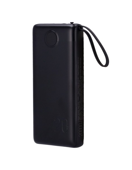 Acquista VEGER VG-W2059 Veger Power Bank - Capacità 20000mAh - Ingressi USB-C e cavo USB-A - Uscite USB-A e cavi inclusi